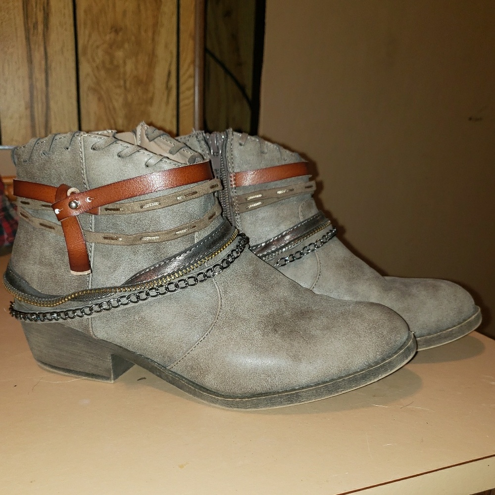 Grey Booties